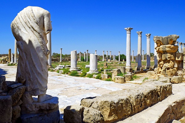 شهر باستانی سالامیس قبرس شمالی